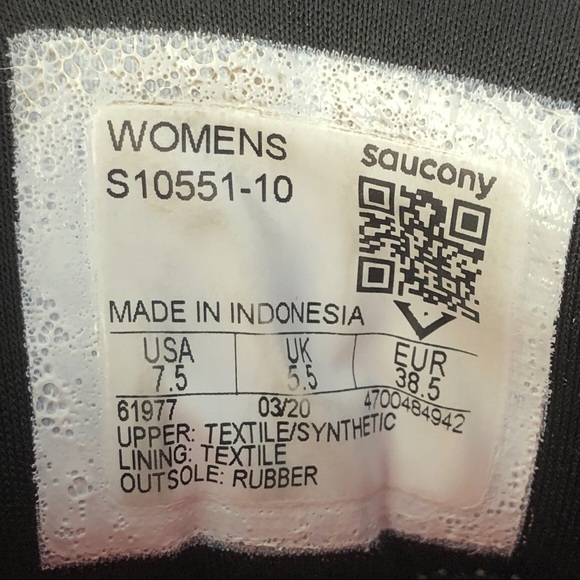 Saucony Kinvara 11 Green Orange Athletic Sneakers - Picture 8 of 8